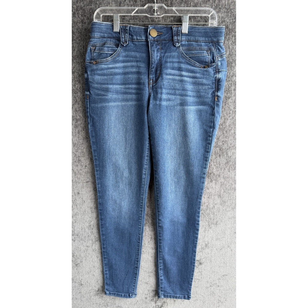 Democracy Absolution Womens Size 8 Skinny Jeans‎ Blue Denim Stretch Slimming